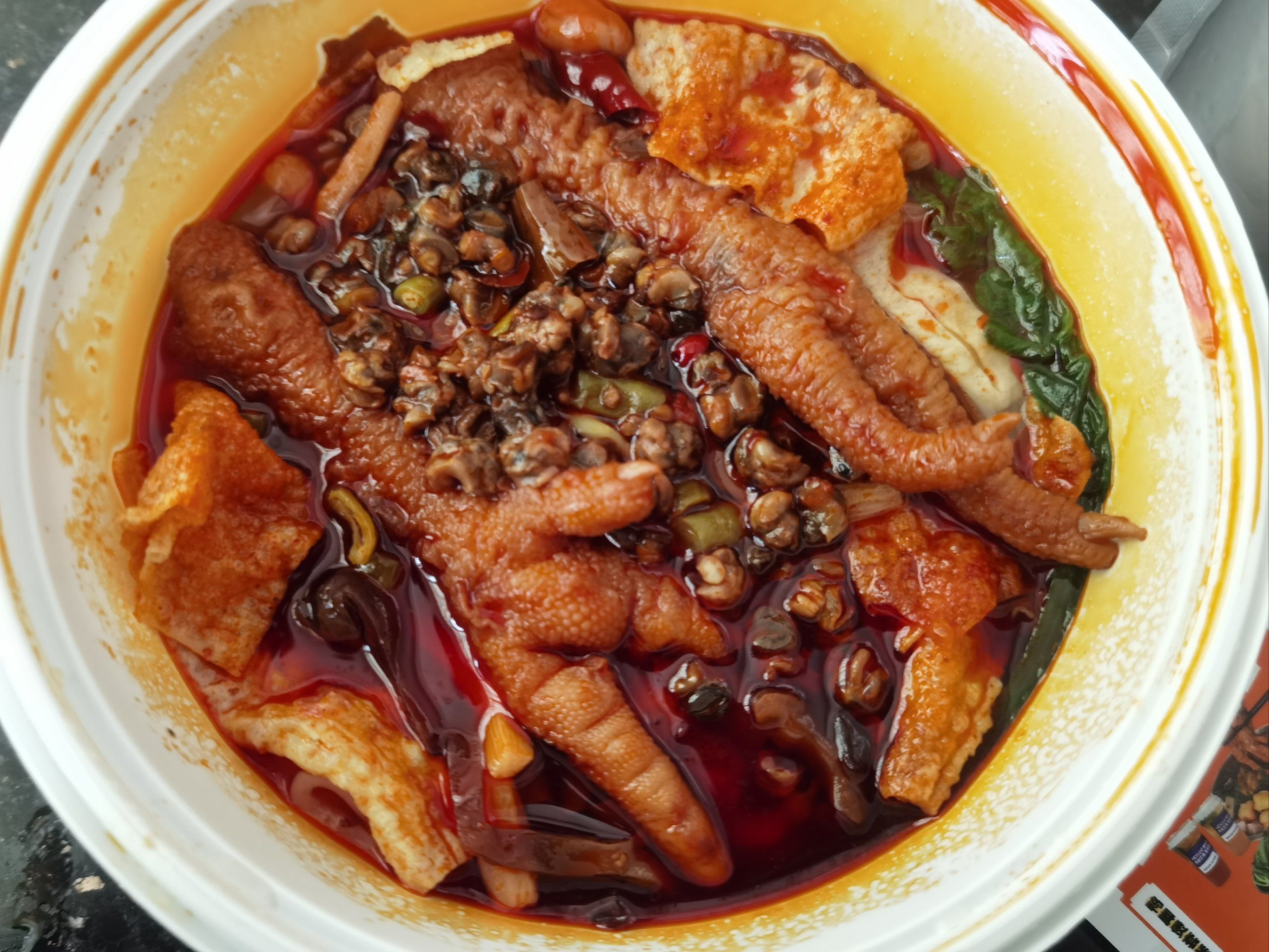 🔥🌶️谁能抵挡虎皮鸡脚螺蛳粉!救命!