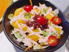 芒果酸奶沙拉-猪啊牛呀羊啊铜盘烤肉(正大广场店)