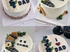 -咖咖熊蛋糕定制·英国蓝风车动物性淡奶油