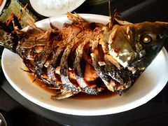 -北京龙庆四季香农家饭庄·灶台鱼·碳烤虹鳟鱼(龙庆峡店)