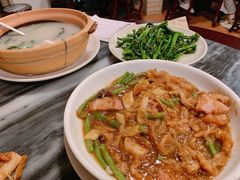 茄子豆角焖烧肉-紫金食坊(江南西路店)
