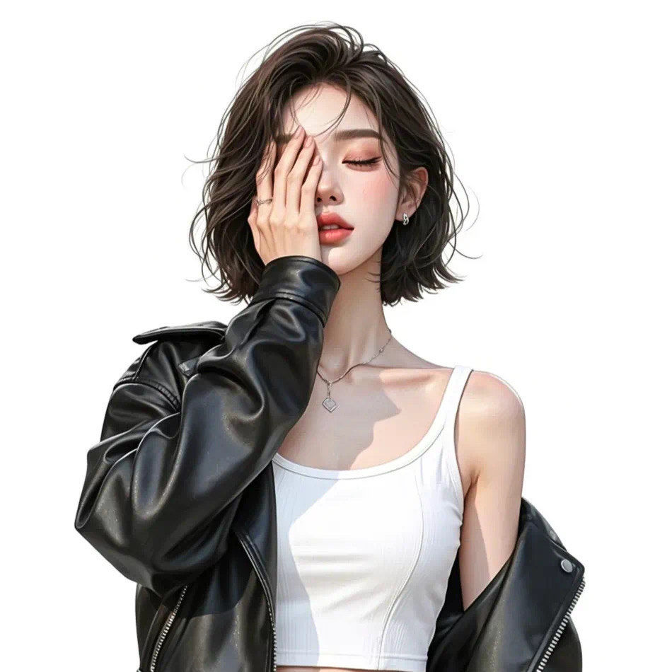 短发女生头像 #气质美女 #短发女生