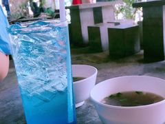 -蝶豆花蓝面条