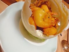 珊汁沙律大虾-柒园·三十年创意杭帮菜(龙湖滨江天街店)