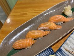 三文鱼寿司-晶吉·居酒屋·烧鸟·生鱼饭(中山区民主广场店)