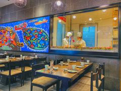 明档包饺子操作间-船歌·鱼水饺青岛菜(合肥路永旺店)