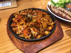 辣炒鱿鱼-全州豆芽汤饭