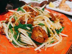 银芽韭菜炒秋川鸡肝-平成屋· Late Night 食堂(四川北路店)