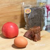 减脂系列之黑麦面包牛肉煎蛋三明治