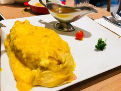 流金闪耀咖喱牛肉蛋包饭-必胜客(华都店)