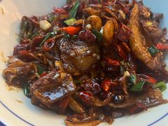 香辣嫩笋五花肉-荆九爷爆炒桥头三嫩(夫子庙店)