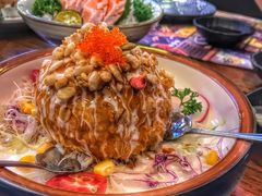 炸温泉蛋土豆泥沙律-仙隐小鹿中華の日料(正弘城店)