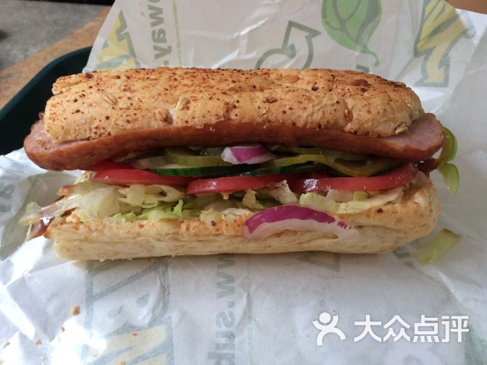 赛百味(熙悦汇店)火腿三明治图片 - 第1张