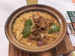 沙嗲牛肉煲仔面-香港深仔记茶餐厅(东门店)