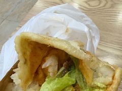-小红车炸蛋葱油饼