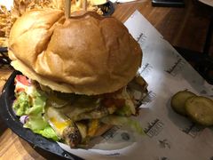 牛肉汉堡-Liberty Brewing Co·曼哈顿餐吧