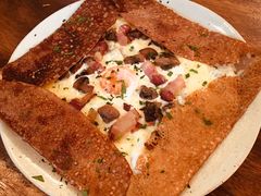 鸡蛋蘑菇熏肉荞麦可丽饼-RAC BAR(安福路店)