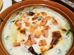 奶香鸡肉焗菠菜-萨莉亚意式餐厅(杭州滨江天街店)