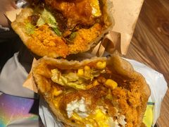 -小红车炸蛋葱油饼