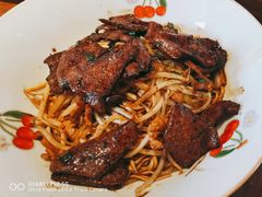 肉丝拌川加猪肝-小狗面馆(河东路店)