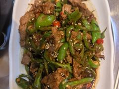 牛肉炒尖椒-海兰江石锅饭(水上店)