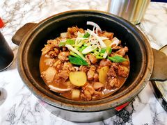 黄焖三黄鸡煲-蜀八婆鲍鱼鸡虾煲虾(东方广场店)