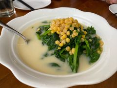 鲜豌豆瓣煮豆尖-陆壹捌餐厅(五大道店)
