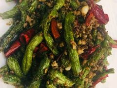 干煸豆角-正亮农家院·海鲜本地菜