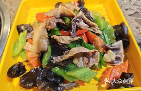 Stir-Fried Pig Intestine Strips