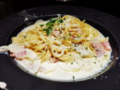 培根奶油意面-机器人火炉披萨