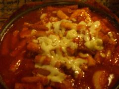 奶酪海鲜炒米条-包装马车·韩国料理·포장마차