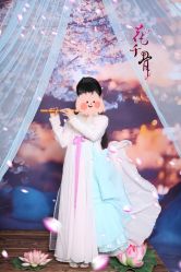 -后宫·古装汉服京剧儿童亲子全家福摄影