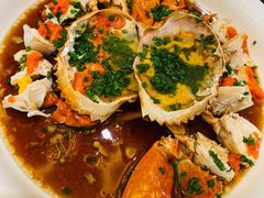 葱爆膏蟹-望乡楼上海菜(日月光店)