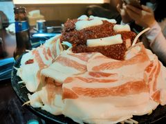 炒八爪鱼五花肉-青春韩国料理(汽博店)