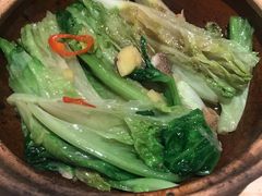 虾酱啫生菜煲-尚一汤·粤菜海鲜(环球港店)