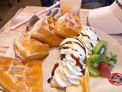 水果冰淇淋松饼-漫咖啡(银泰创意城店)