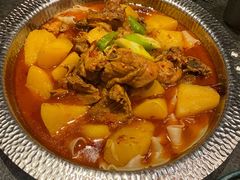 沙湾原始大盘鸡-丝路金桃·新疆菜(徐汇店)