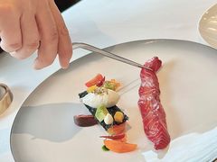 挪威烟熏三文鱼水晶黄瓜香槟奶油-福楼法餐厅FLO