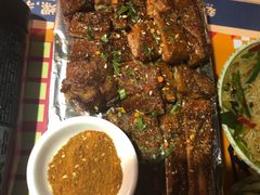 碳烤羊排-老表记广西宵夜螺蛳鸭脚煲(西大店)