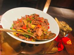 28秒爆炒黄牛肉-望湘园·洞庭渔宴(浦江欢乐颂店)