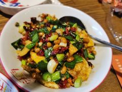 腊八豆炒荷包蛋-湘味淳(千禧街店)