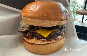 Black Truffle Mushroom Burger