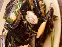 姜葱炒青口-贞姨美食·老字号海鲜大排档
