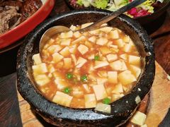 虾仁鸡汤豆腐-绿茶餐厅(昌平悦荟店)