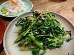 油渣鸡毛菜-兰溪小馆(东直门簋街店)