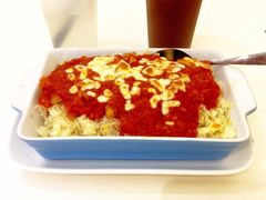 鲜茄焗猪扒饭-金利茶餐厅(中船汇店)
