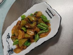 地三鲜-福园东北菜饺子铁锅炖