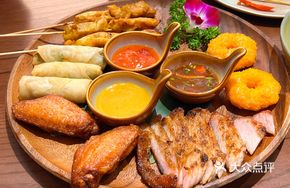 Charcoal Grilled Snack Platter