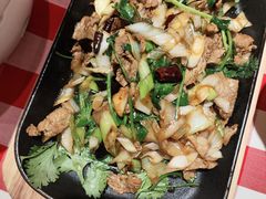 葱爆草原羊肉-西贝(紫荆广场店)