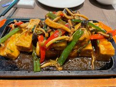 石板香椿豆腐-若蘭慈·无国界素食料理(欢乐海岸店)